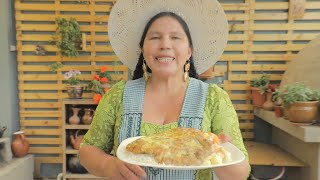 MILANESA DE CARNE🇧🇴 con Ensalada Rusa [upl. by Modeste629]