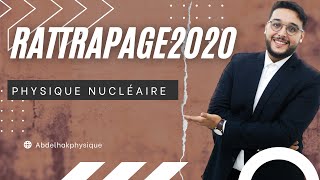 rattrapage Pc physique nucléaire 2020 [upl. by Leahcimsemaj]