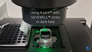 Using ApicK™ with SIEVEWELL™ slides in dark field [upl. by Odelet]