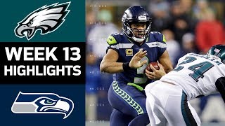 Eagles vs Seahawks  NFL Week 13 Game Highlights [upl. by Bryanty]