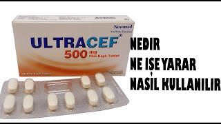 ULTRACEF Tablet Sefprozil Nedir Niçin Kullanılır Nasıl Kullanılır Yan Etkileri Nelerdir [upl. by Chaille]