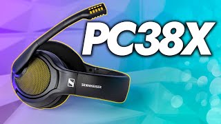 Drop  Sennheiser PC38X Gaming Headset Review  Mic Test [upl. by Kaz615]