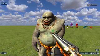 Serious Sam HD  Remastered Enemy Resource HD 2017 Demonstration [upl. by Chicky]