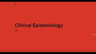 Discover Clinical Epidemiology [upl. by Wanfried966]