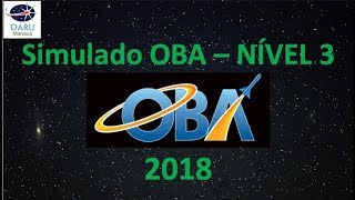 Como estudar para a OBA  Olimpíada Brasileira de Astronomia e Astronáutica  OBA 2021 [upl. by Lustick]