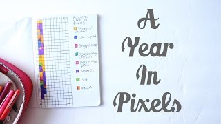 A Year In Pixels  Planning With Kristen [upl. by Euqinaj]