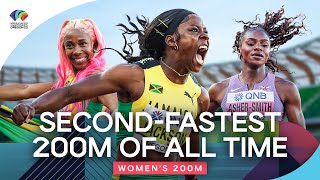 Womens 200m Final  World Athletics Championships Oregon 2022 [upl. by Tony467]