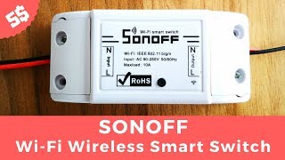 วิธีใช้งาน Sonoff  Sonoff WiFi Smart Switch Tutorial [upl. by Htor614]