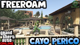 Freeroam Cayo Perico  Solo With NO Kosatka Submarine  GTA Online [upl. by Leinad]