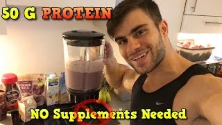 How To Make Your Own Mass Gainer Without Supplements 50g Protein 750 Calories [upl. by Eniamaj624]