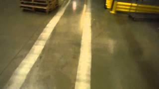 Warehouse Floor Striping in Jacksonville  Orlando Painters LLC [upl. by Rramaj]