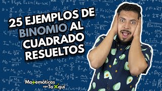 25 ejercicios resueltos de binomio al cuadrado paso a paso ❎ Clase de productos notables [upl. by Anide797]