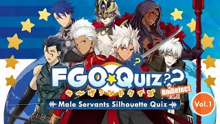 【FGO Challenge】Guess The Male Servants by Silhouette Vol1  FateGrand Order Challenge [upl. by Khalsa399]