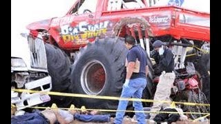 Mexico Monster Truck Kills 8 Driver Drunk Truck Mechanic Failure Drunk Driver Airshow Tragedy [upl. by Nodnil]