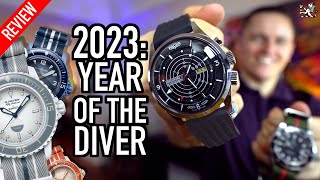 The Coolest New Dive Watches Of 2023 Tudor Pelagos FXD Vulcain Nautical Blancpain X Swatch amp More [upl. by Pope]