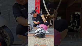 Youve never seen a strong helmet from this Chinese helmet shortvideo [upl. by Annwahs63]