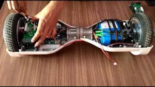 Disassembling whats inside Hoverboard [upl. by Nekcarb]