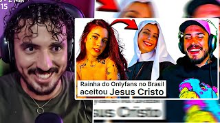 a CATARINA PAOLINO virou FREIRA kkkkkkkk  Cinema dos MEMES  Coelho  Leozin React [upl. by Aedni]