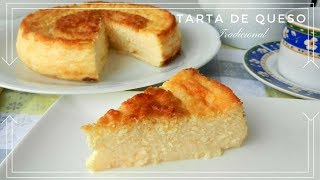 Tarta de Queso Tradicional Muy fácil [upl. by Adyol]