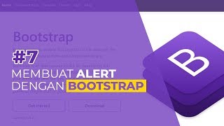 Tutorial Bootstrap 7 Membuat ALERT dengan Bootstrap [upl. by Guido]