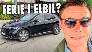 Ferie til Østeuropa i elbil – og hjem igen ad Autobahn i et stræk  MercedesBenz EQE SUV 350 4Matic [upl. by Kahcztiy284]