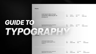 The ULTIMATE GUIDE to TYPOGRAPHY in UI Design [upl. by Sly]