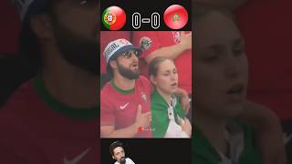 Morocco Womens vs Portugal Mens World football fifa worldcup cr7 football footballworldcup [upl. by Skylar]