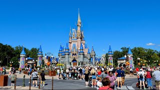 Magic Kingdom 2023 Fall Afternoon Walkthrough in 4K  Walt Disney World Orlando Florida October 2023 [upl. by Seravart161]