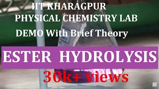 Ester Hydrolysis Estimation of Rate of K1 Reaction  Theory Practical Viva Ques Study Material [upl. by Nomled]