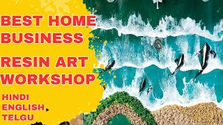 RESIN ART WORKSHOP IN HINDI ENGLISH TELUGU diwali2024 diwalicrafts diwali dhanteras [upl. by Hanson]