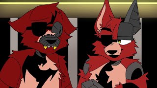 When all foxy meets roxy part 2 FNAF Animation [upl. by Wager]