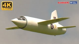 Supersonic 1940s MILES M52 RC Electric Ducted Fan JET UltraHD and 4K [upl. by Renaxela443]