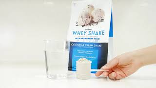 Syntrax Whey Shake mixes completely in 30 seconds with just a spoon [upl. by Aurelea]