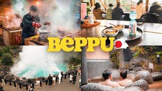 A trip to BEPPU Japans best onsen town Beppu Hells  Hyotan Onsen  Steam Cooking  DIY Travel [upl. by Cummings]