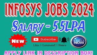 Infosys BPM Off Campus 2024 Hiring for Freshers as Customer Support Salary up to 5 5 LPA [upl. by Alehtse729]