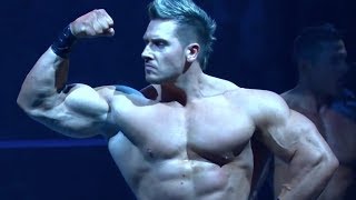 Bodybuilder turned wrestler Rob Terry  Robbie T Posedown on TNA [upl. by Em744]