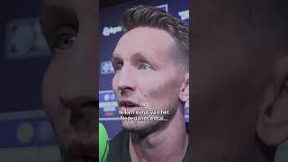 De Jong Ik denk dat Weghorst heel belangrijk gaat zijn bij Ajax ⚽️luukdejong psv [upl. by Negaem]