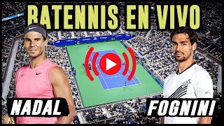 Rafael Nadal vs Fabio Fognini  Reaccionando en vivo en BATennis [upl. by Rakel]