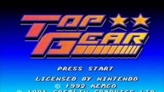 Top Gear  Track 1 Super Nintendo [upl. by Sancho]