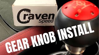 F56 JCW Mini  CravenSpeed Gear Knob Install [upl. by Hakaber716]