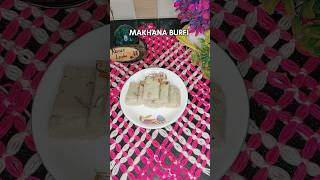 Makhana burfi recipe 😋 [upl. by Eversole971]