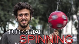 Como girar uma bola no dedo  How to spin a ball on your finger  spinning tutorial [upl. by Venu]