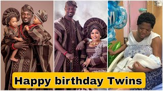 Yoruba Movie Actor Adeniyi Johnson Twins Celebrate Birthday  Toyin Abraham [upl. by Mccully]