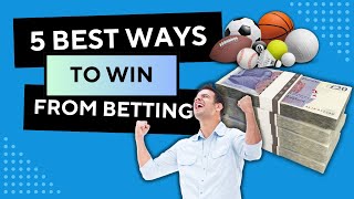 WIN MONEY FROM BETTING ✅ TOP 5 BETTING STRATEGIES arbitrage matchedbetting [upl. by Atinuhs393]