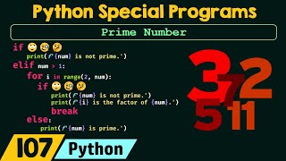 Python Special Programs  Prime Number [upl. by Inod710]