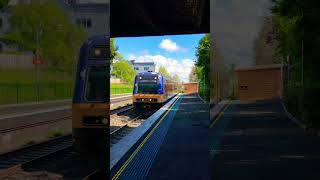 Endeavour N set arriving at Bowral with old city rail livery nswtrains regionaltrains automobile [upl. by Stickney]