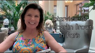 Interview of Kimberlin Brown in Paris  June 14th 2023 [upl. by Haelem]