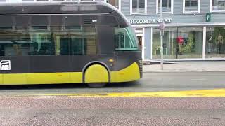 Trackless Tram in Trondheim [upl. by Eveneg]