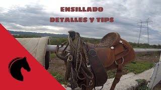 Ensillado del Caballo Detalles y Tips  Saddling a Horse Tips [upl. by Ronnoc]