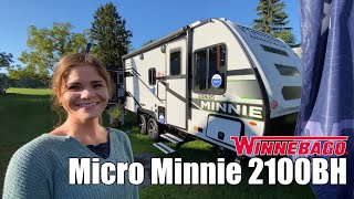 Winnebago Industries TowablesMicro Minnie2100BH [upl. by Nawyt268]